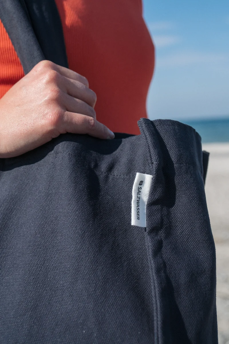 Shopper-Beachbag Dunkelblau