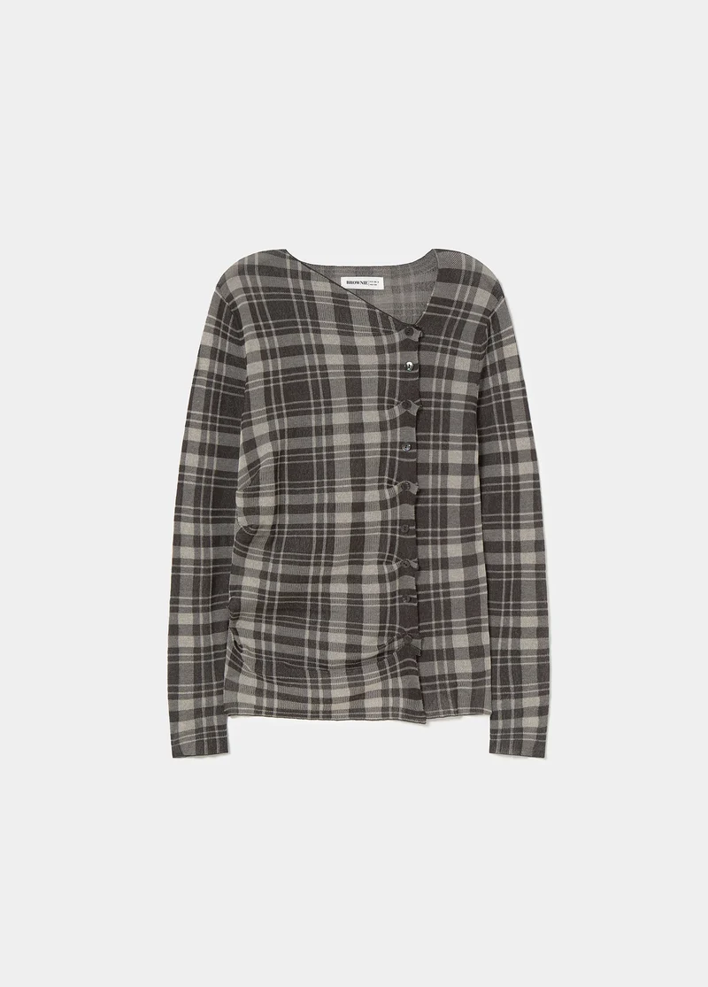 Plaid sweater
