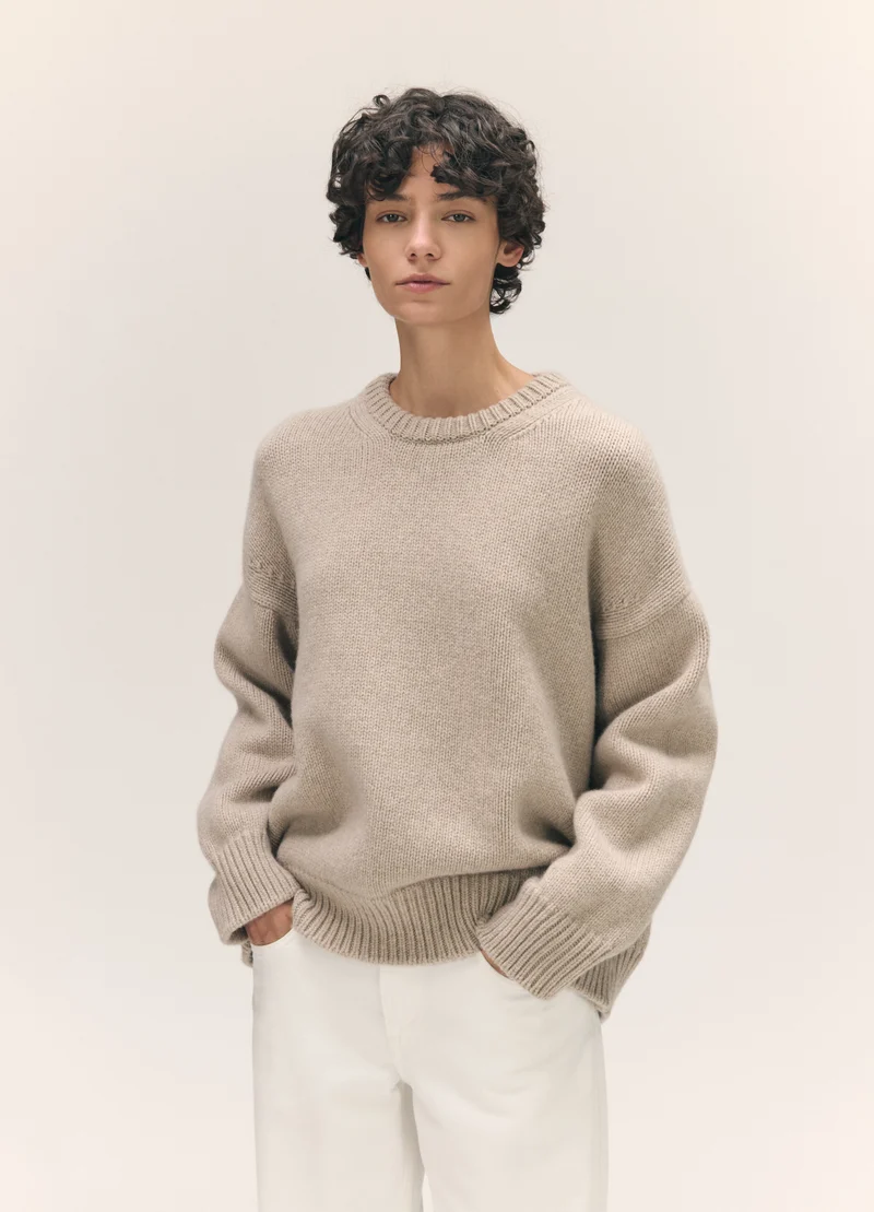 Caragh Crewneck in Oat