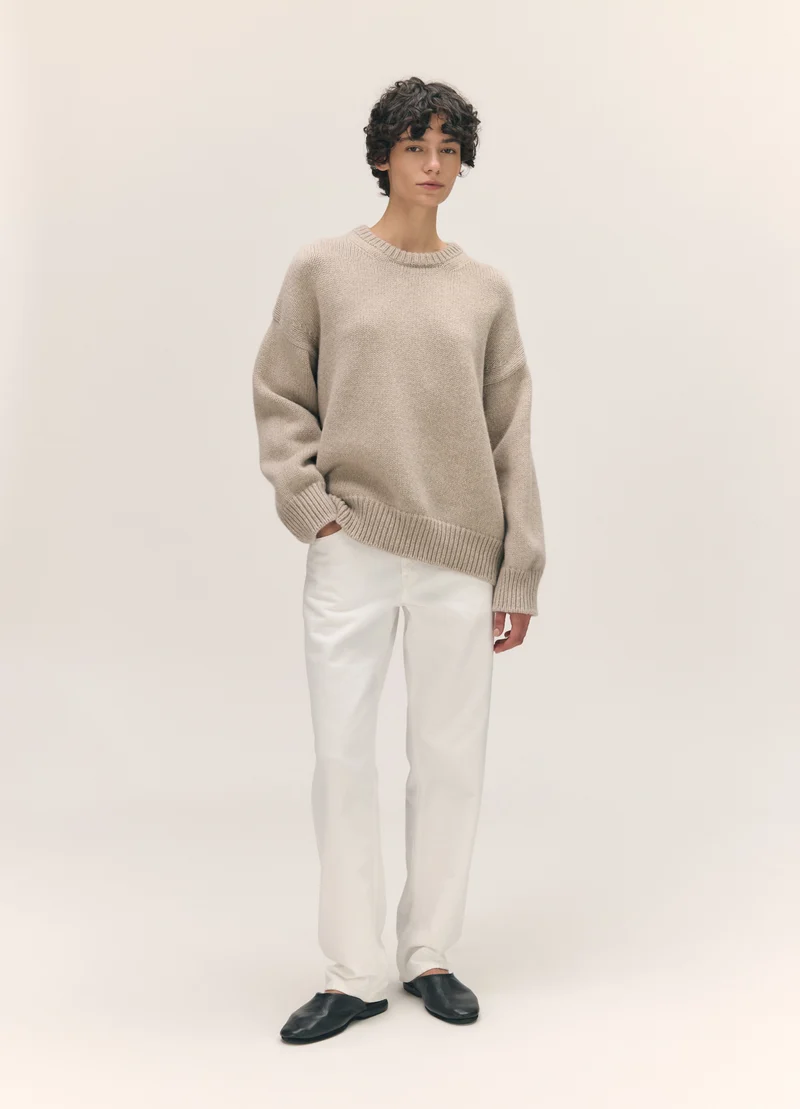 Caragh Crewneck in Oat