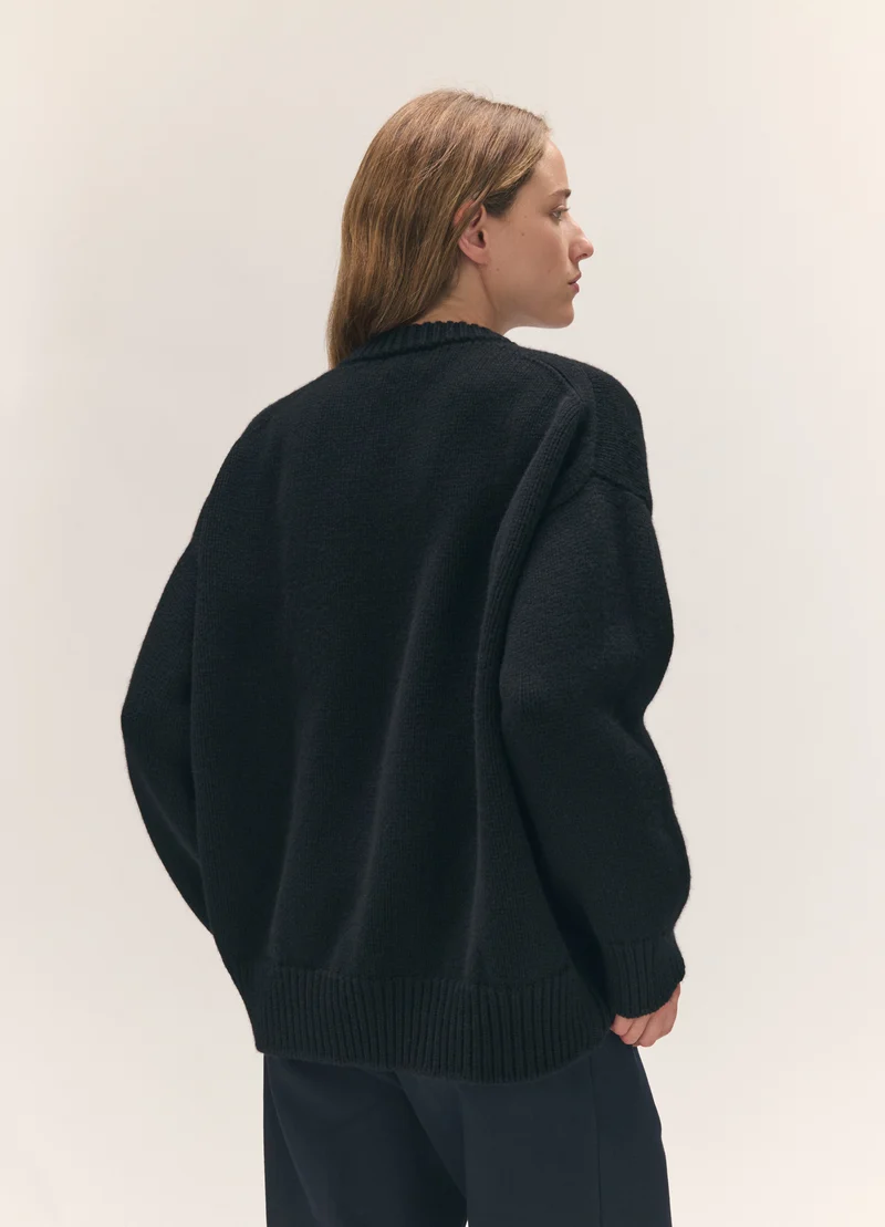Caragh Crewneck in Black