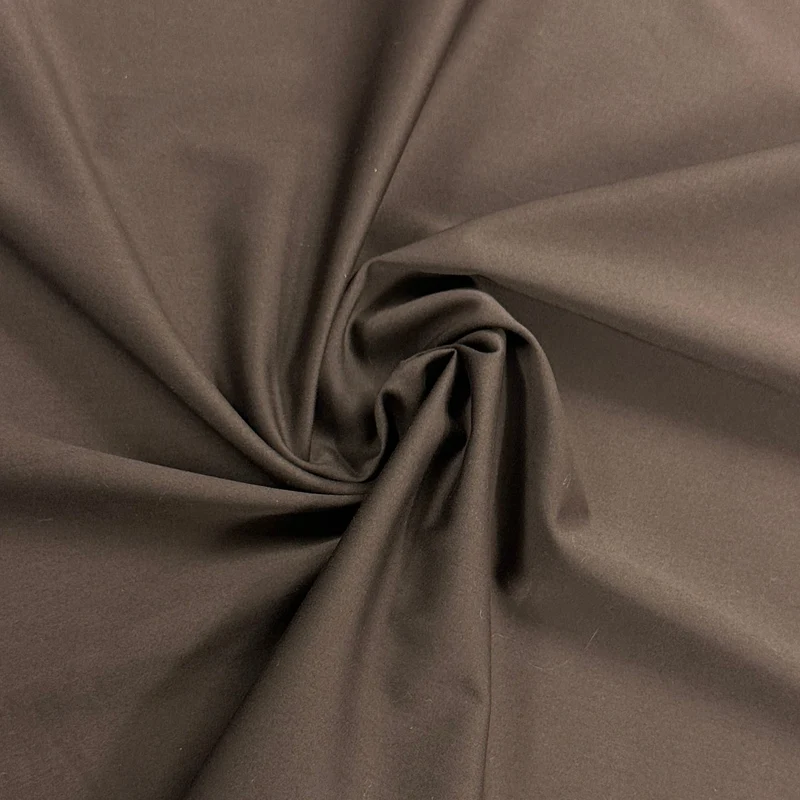 No. 2015 mittelschwerer Baumwoll-Stretch dunkelbraun | mehrere Abschnitte