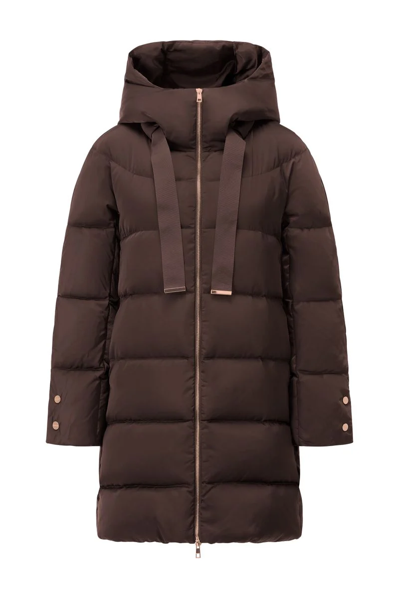 Hooded Midilength Puffer Jacket