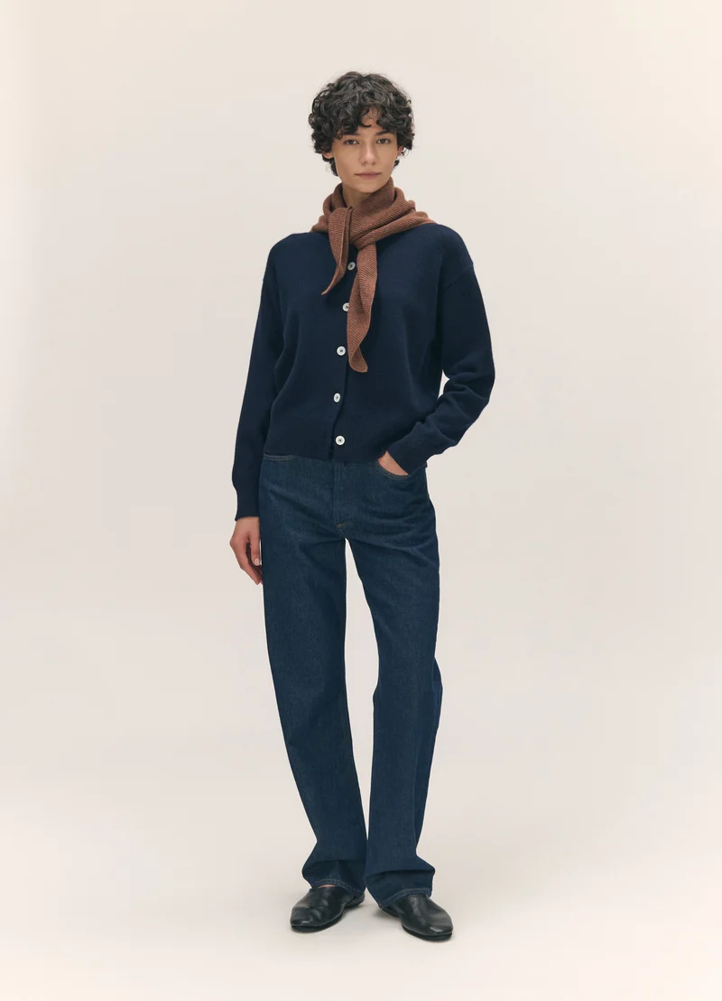 Fionn XL Cashmere Foulard in Hazelnut