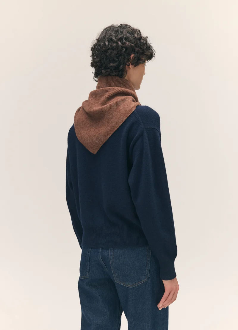 Fionn XL Cashmere Foulard in Hazelnut