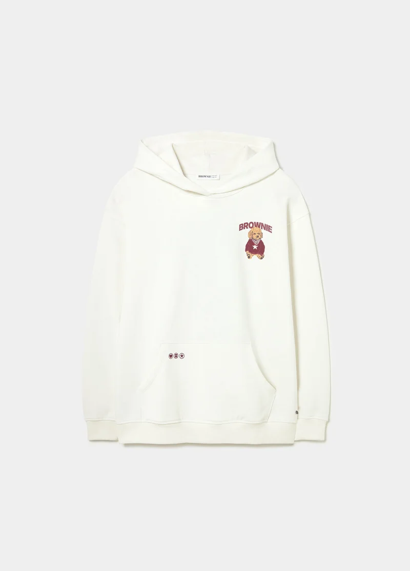 Sudadera print perrito bandana