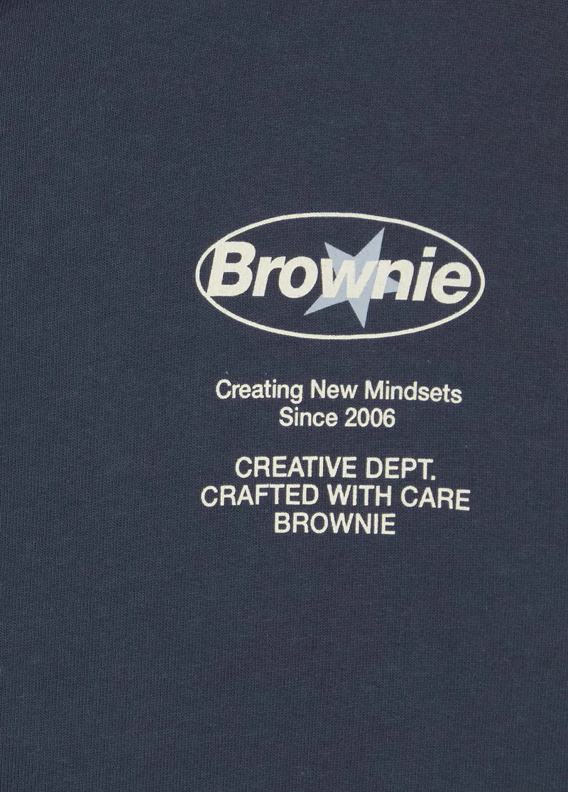 Fleece sweatshirt with a back print