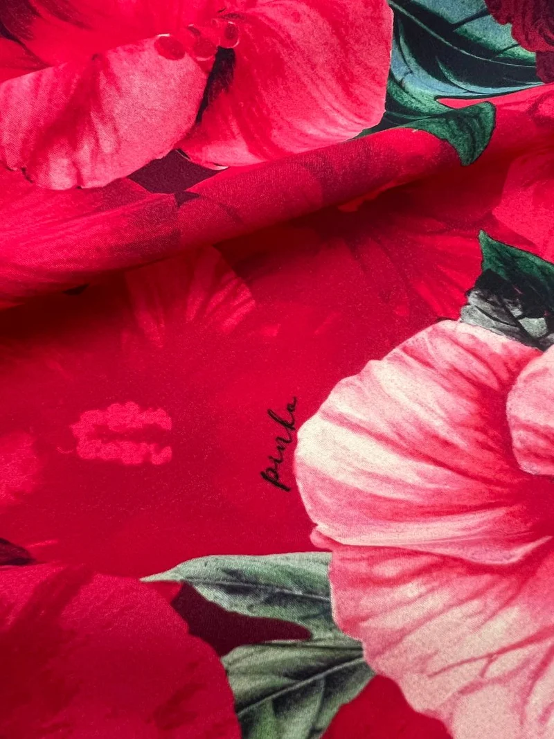 No. 2000 Viskosecrepe Hibiskus pink