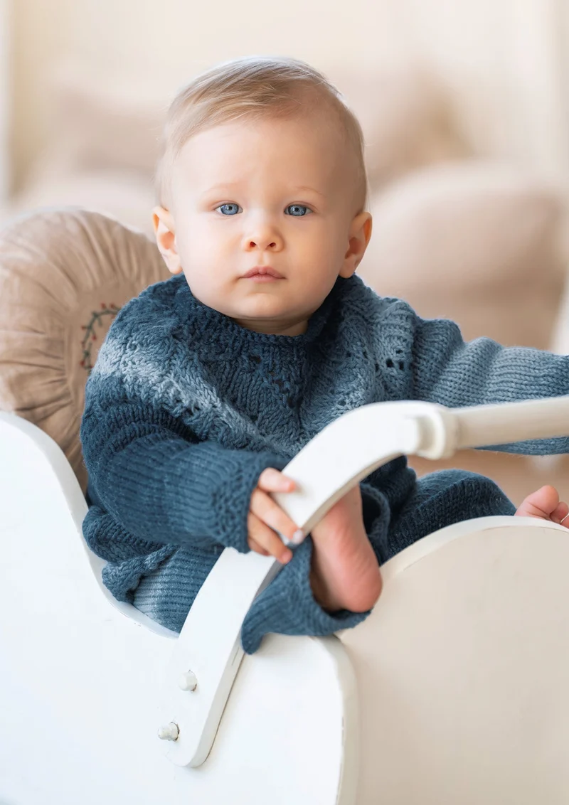 Babypullover Tröpfchen