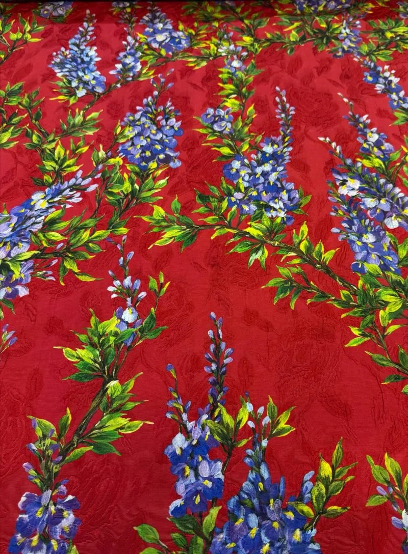 No. 2085 Seiden-Baumwoll Jacquard