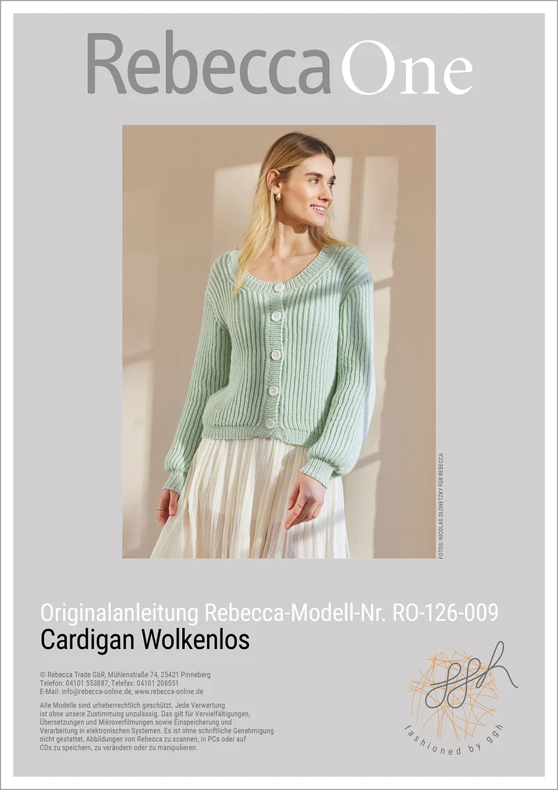 Anleitung: Cardigan Wolkenlos