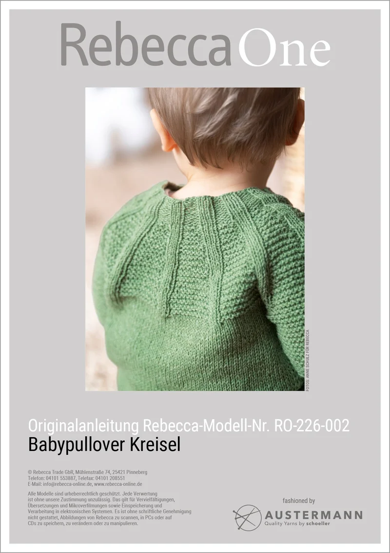 Anleitung: Babypullover Kreisel