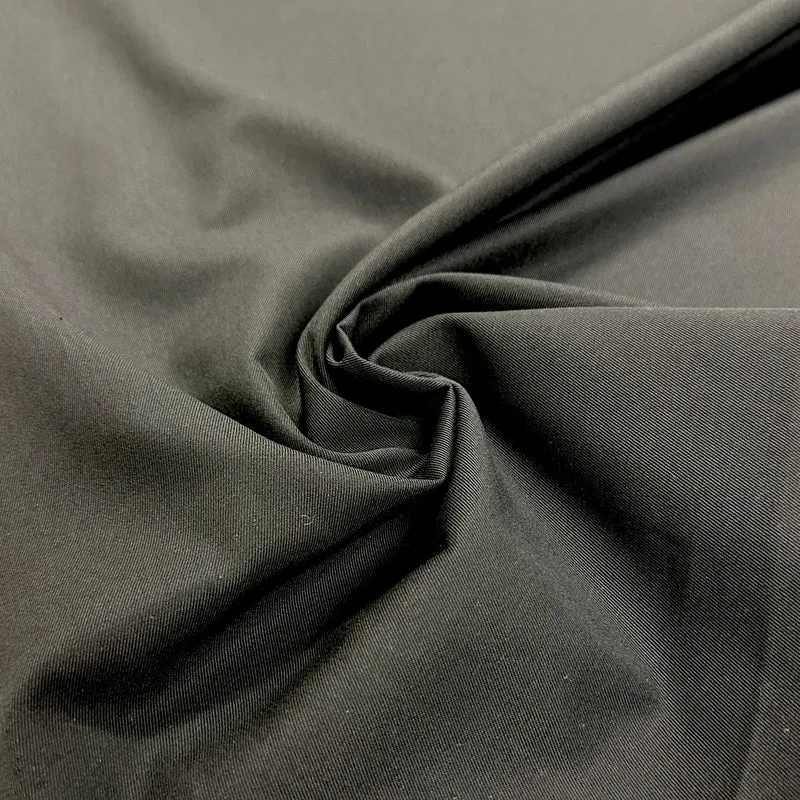No. 1765 Baumwol-Twill für Trenchcoats schwarz Valent*no | 1,40m