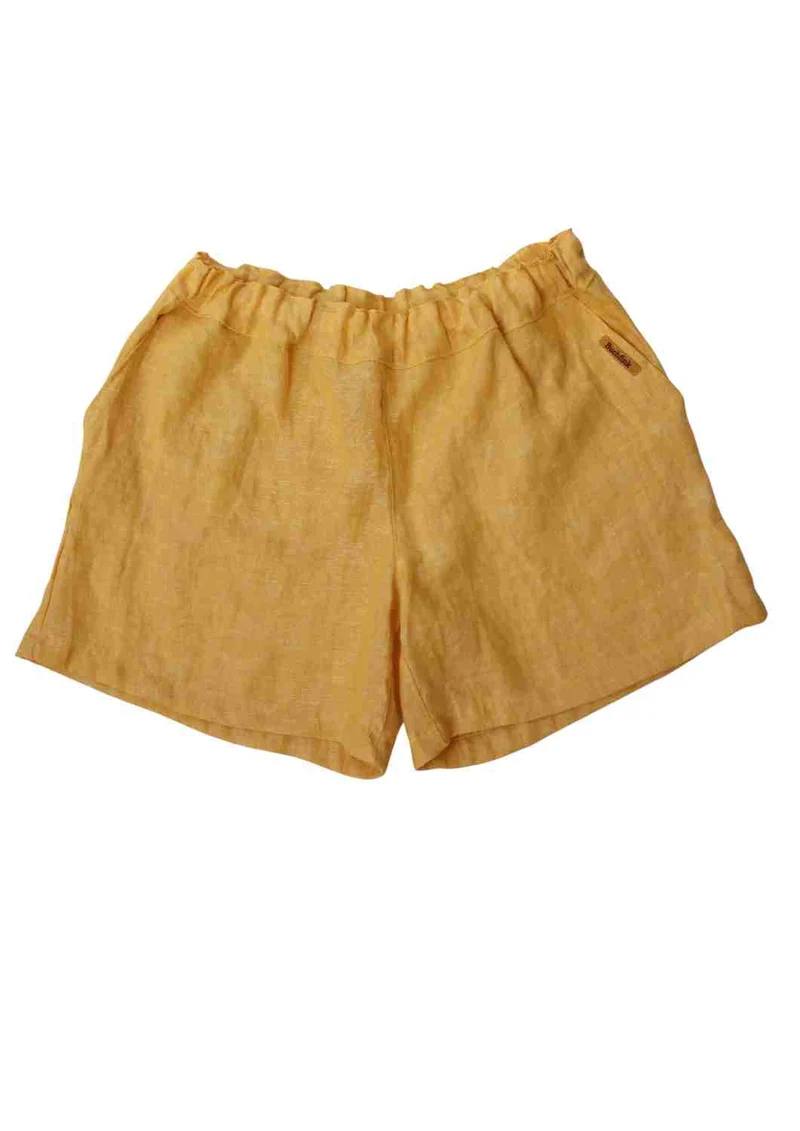 Leinen Shorts für Damen "Sanddorn"