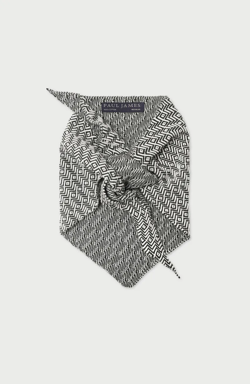 Cotton Two Tone Textured Neckerchief