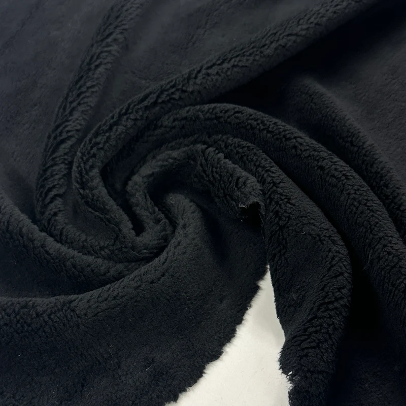 No. 1919 Teddy Wolle-Seide schwarz | 0,45m