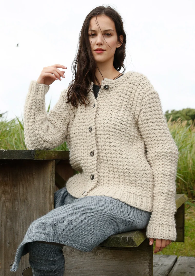 Jacke mit Strukturmuster