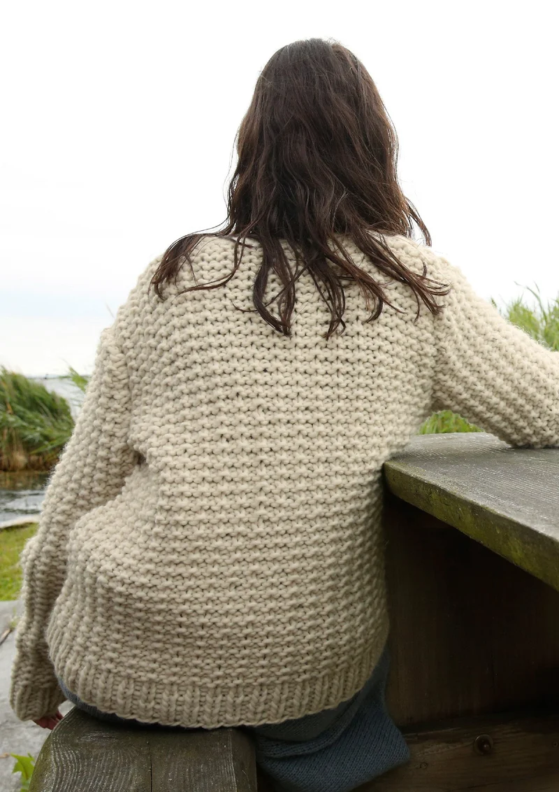 Jacke mit Strukturmuster