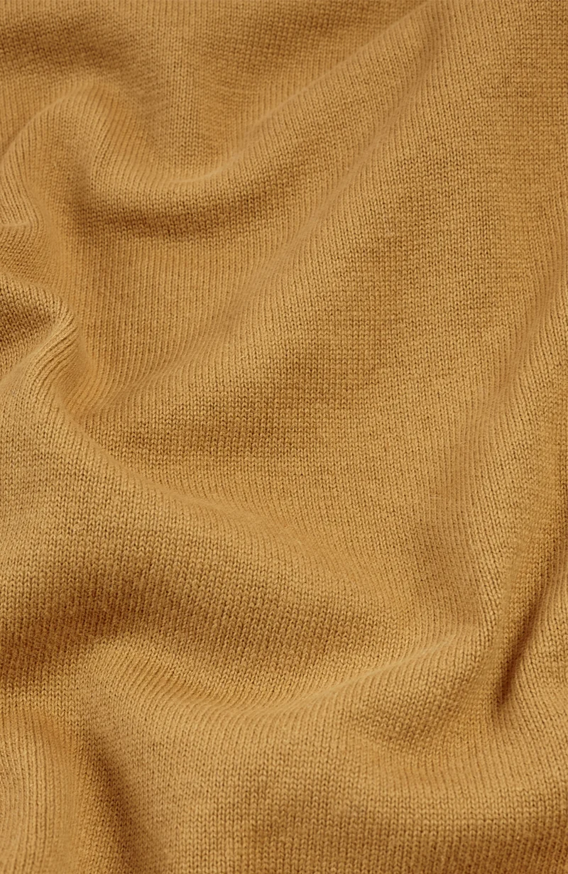 Mens Lightweight Organic Cotton Linen Saddle Shoulder Jumper