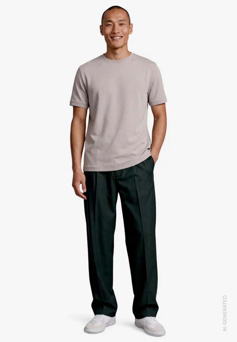 Herren Bundfaltenhose im Loose Fit