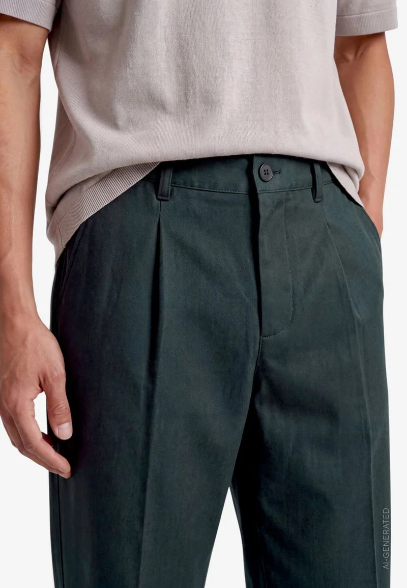 Herren Bundfaltenhose im Loose Fit
