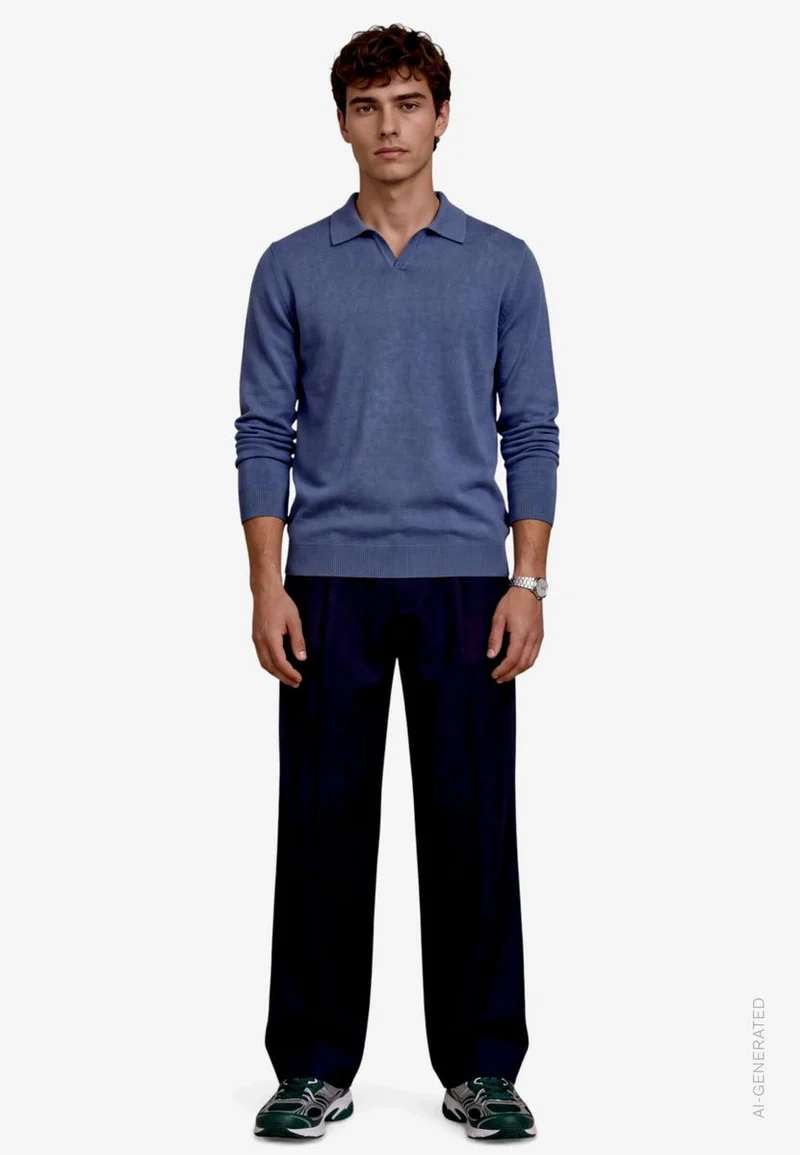 Herren Bundfaltenhose im Loose Fit