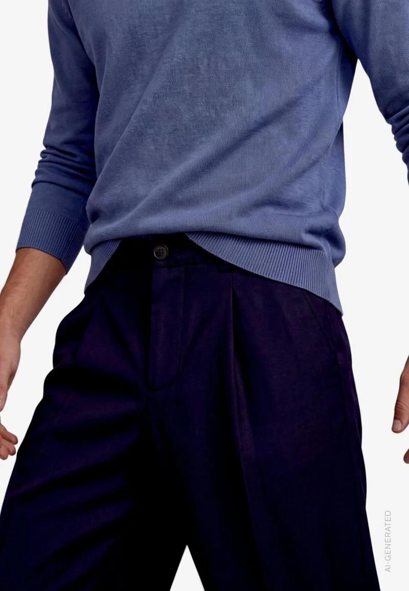 Herren Bundfaltenhose im Loose Fit