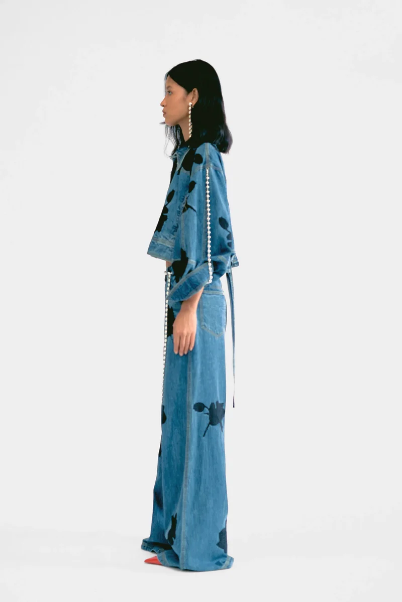 Lovebirds Ontario Trousers in Light Denim