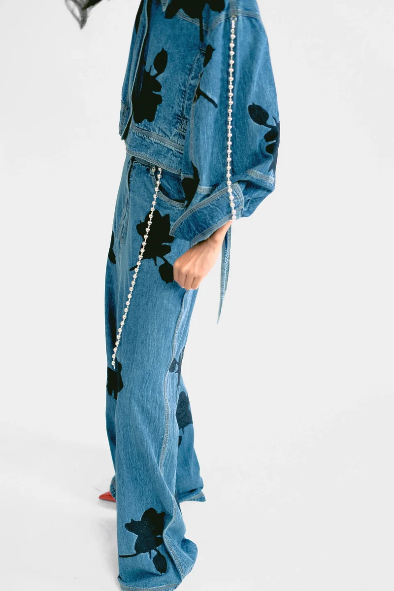 Lovebirds Ontario Trousers in Light Denim