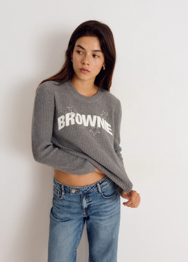 Brownie star sweater