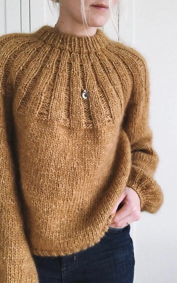 Sunday Sweater - KOS & TYNN SILK MOHAIR - Strickset