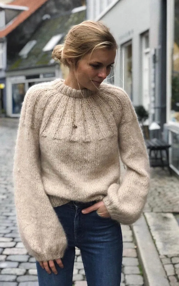 Sunday Sweater - KOS & TYNN SILK MOHAIR - Strickset