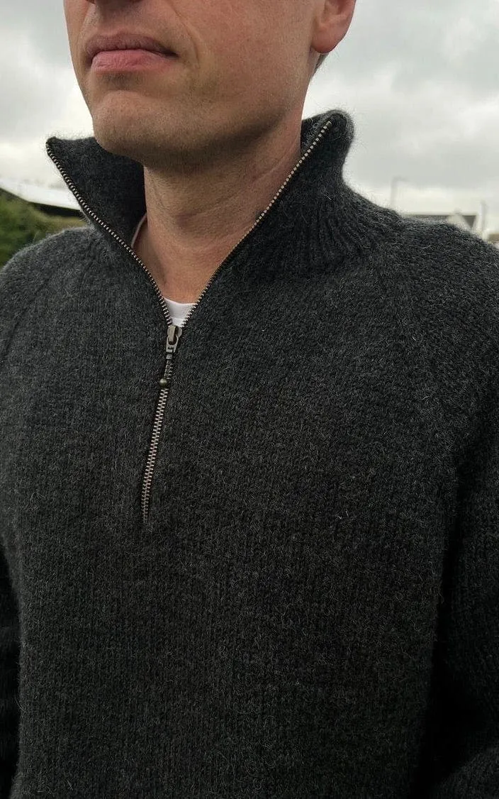 Zipper Sweater Light Man - PEER GYNT - Strickset