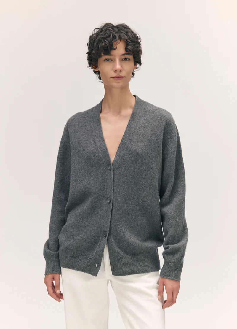 Ava Cardigan in Derby Grey
