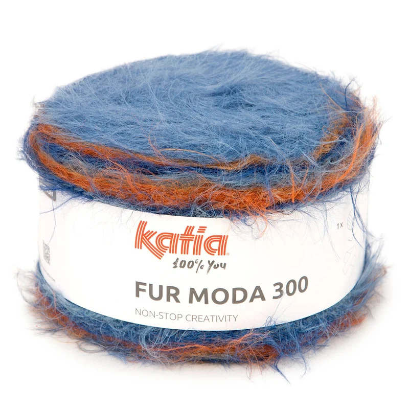 Katia Fur Moda 300 308 Blau-Braun-Dunkelblau
