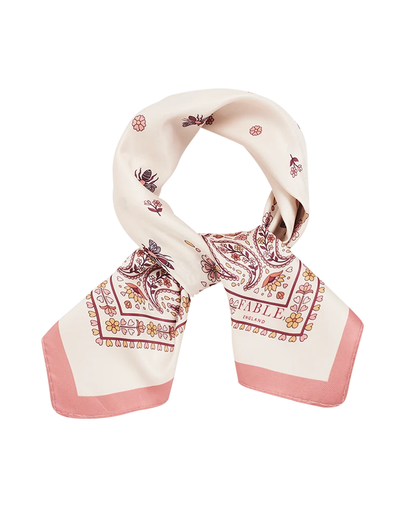 Eve Bandana Scarf in Pink