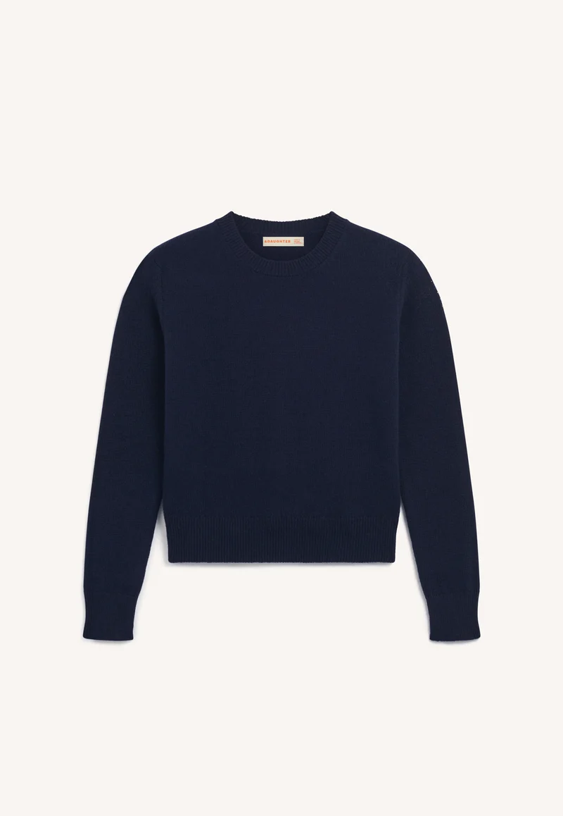 Sligo Slim Crewneck in Navy