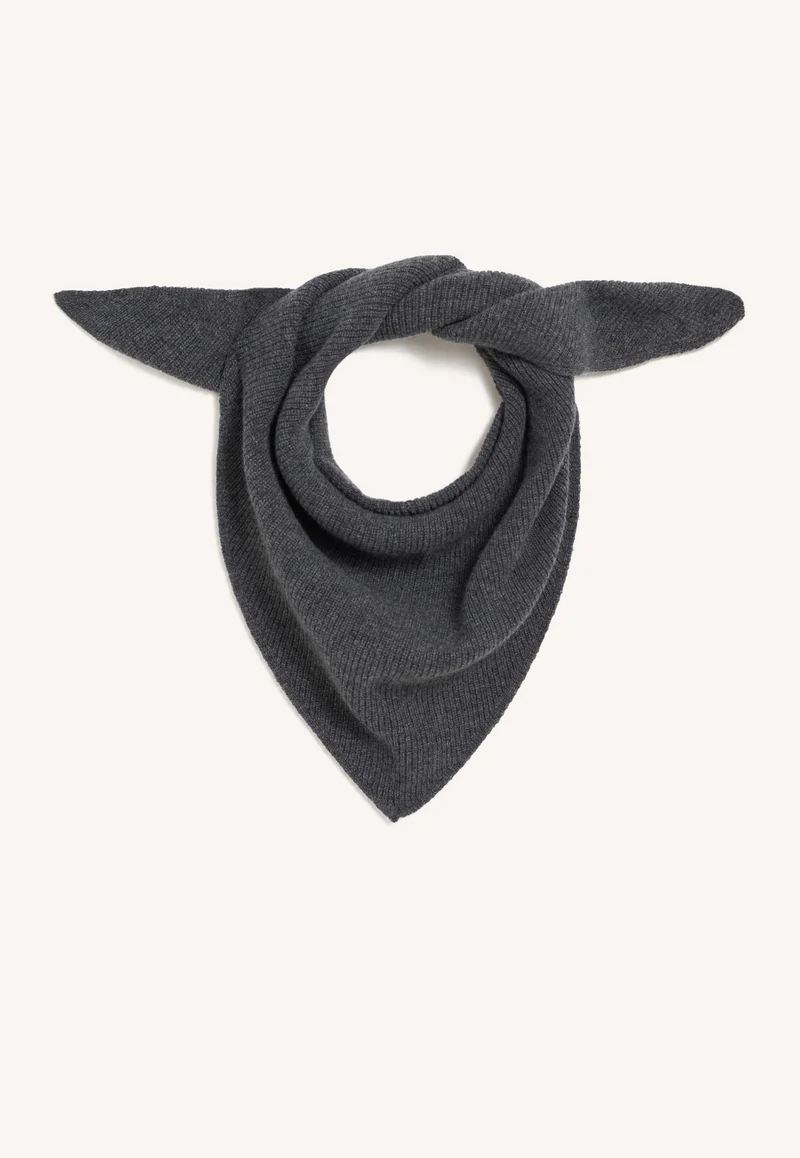Fionn XL Cashmere Foulard in Derby Grey