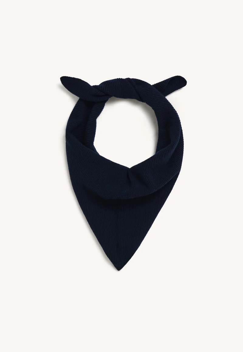Fionn XL Cashmere Foulard in Navy