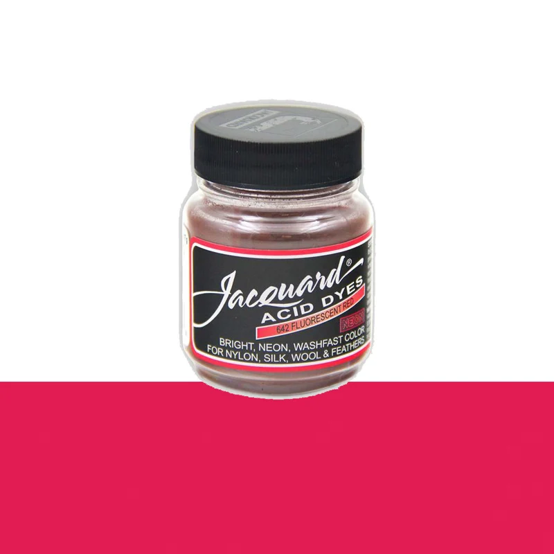 Jacquard Wolverf 642 Fluoreszierendes Rot