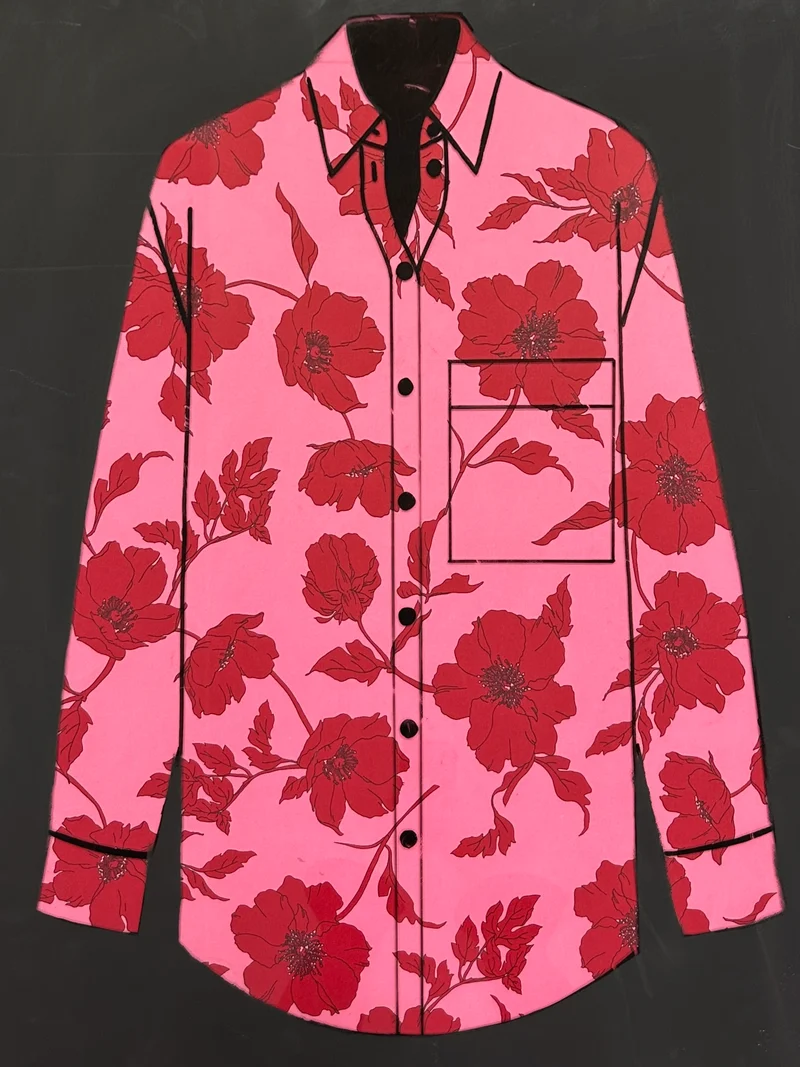 No. 2032 Seidencrepe pink rot