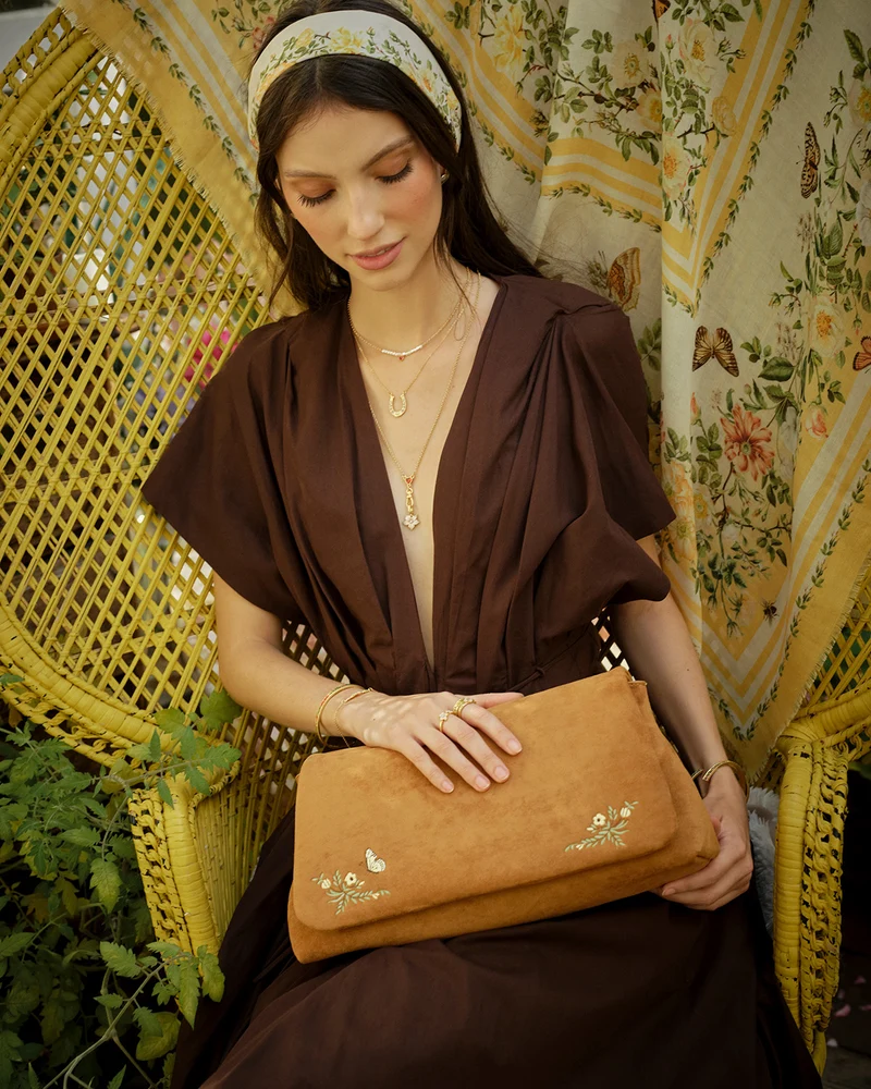 Cybele Narrative Square Scarf in Yellow