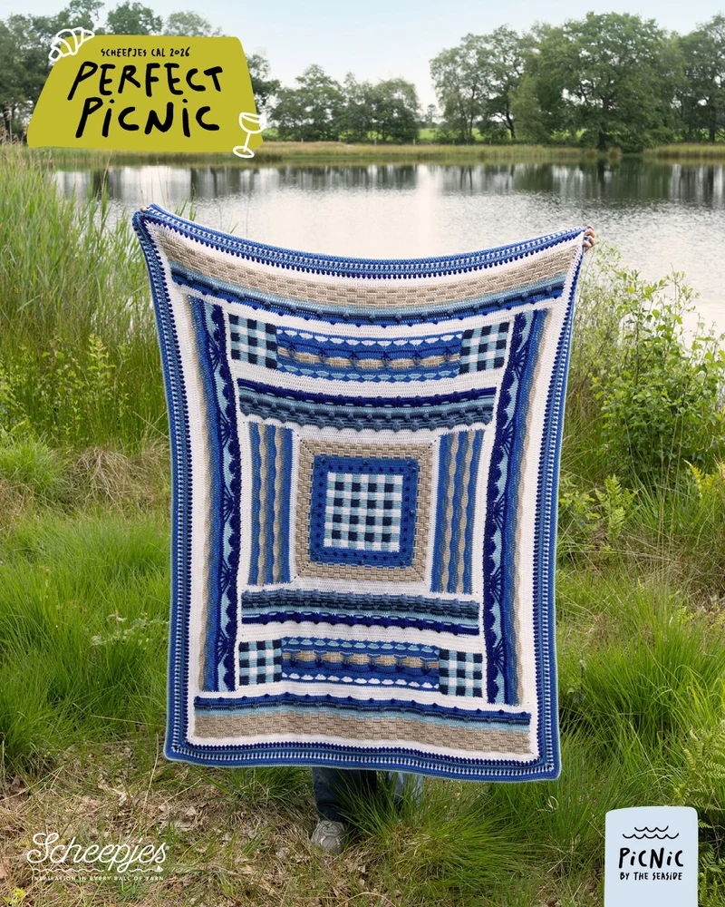 Scheepjes „The Perfect Picnic“ CAL2026-Set Colour Crafter – Seaside