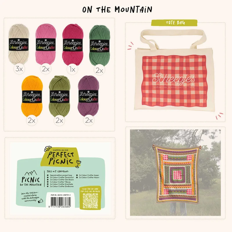 Scheepjes „The Perfect Picnic“ CAL2026-Set Colour Crafter – Mountain