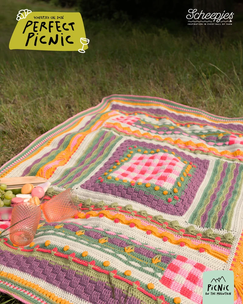 Scheepjes „The Perfect Picnic“ CAL2026-Set Colour Crafter – Mountain