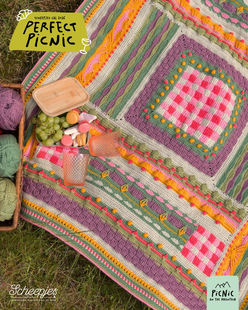 Scheepjes „The Perfect Picnic“ CAL2026-Set Colour Crafter – Mountain
