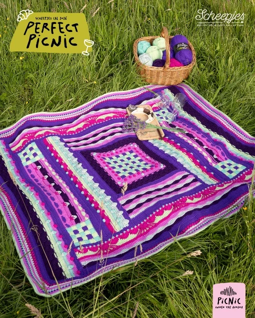 Scheepjes „The Perfect Picnic“ CAL2026-Set Colour Crafter – Aurora