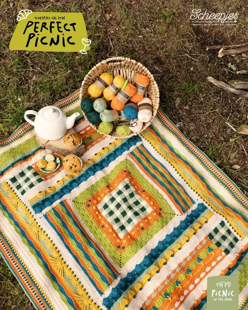 Scheepjes „The Perfect Picnic“ CAL2026-Set „Cotton Create DK“ – „In the Park“