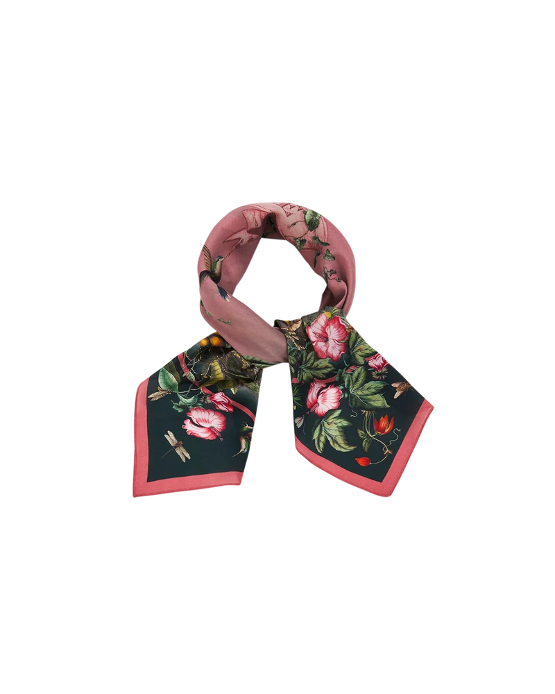 Circe Narrative Square Scarf in Teal