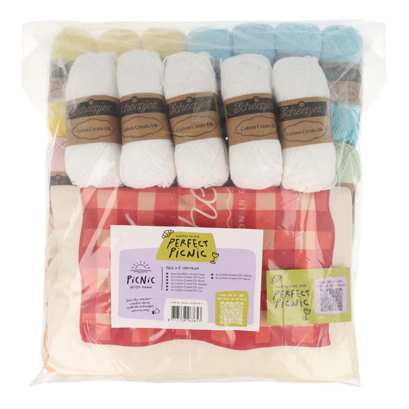 Scheepjes „The Perfect Picnic“ CAL2026-Set Cotton Create DK – After Dawn
